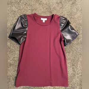 Nine West puff sleeve top